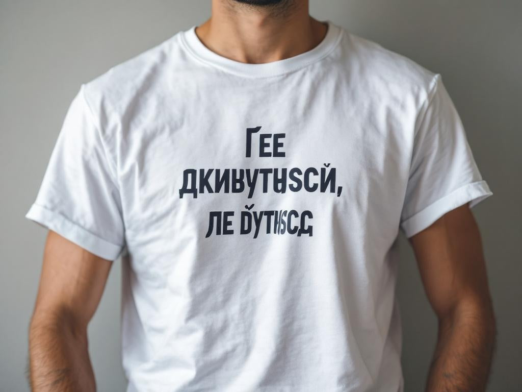 Футболка с принтом